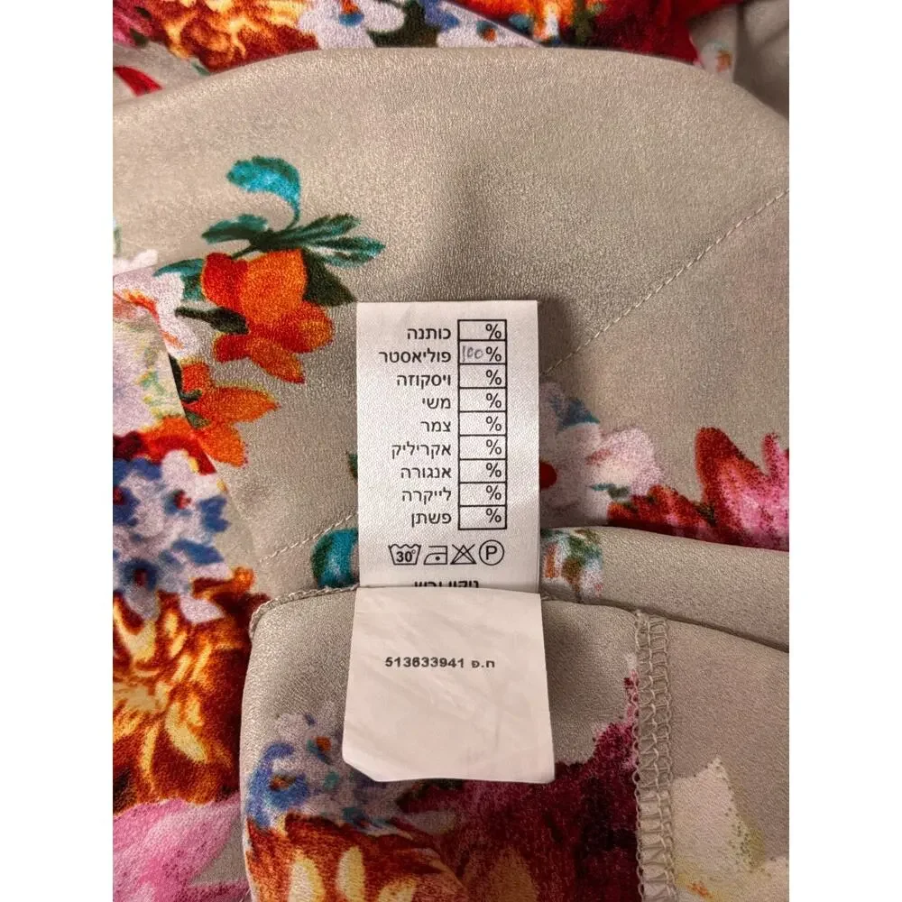 Alembika Dress 2 Womens Floral Short Sleeve Fit And Flare Mini Tunic